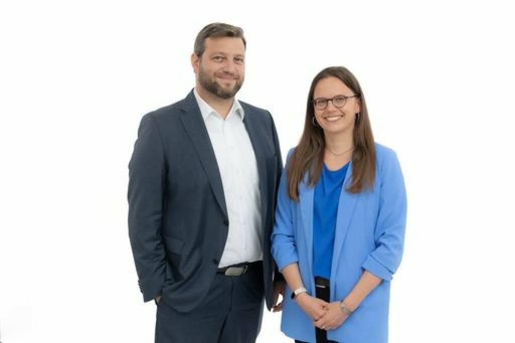 CSR-Team in der VBV: Markus Sumpich und Tiina Heinberg von der VBV-Gruppe. Foto: VBV/Tanzer (29.07.2024) 