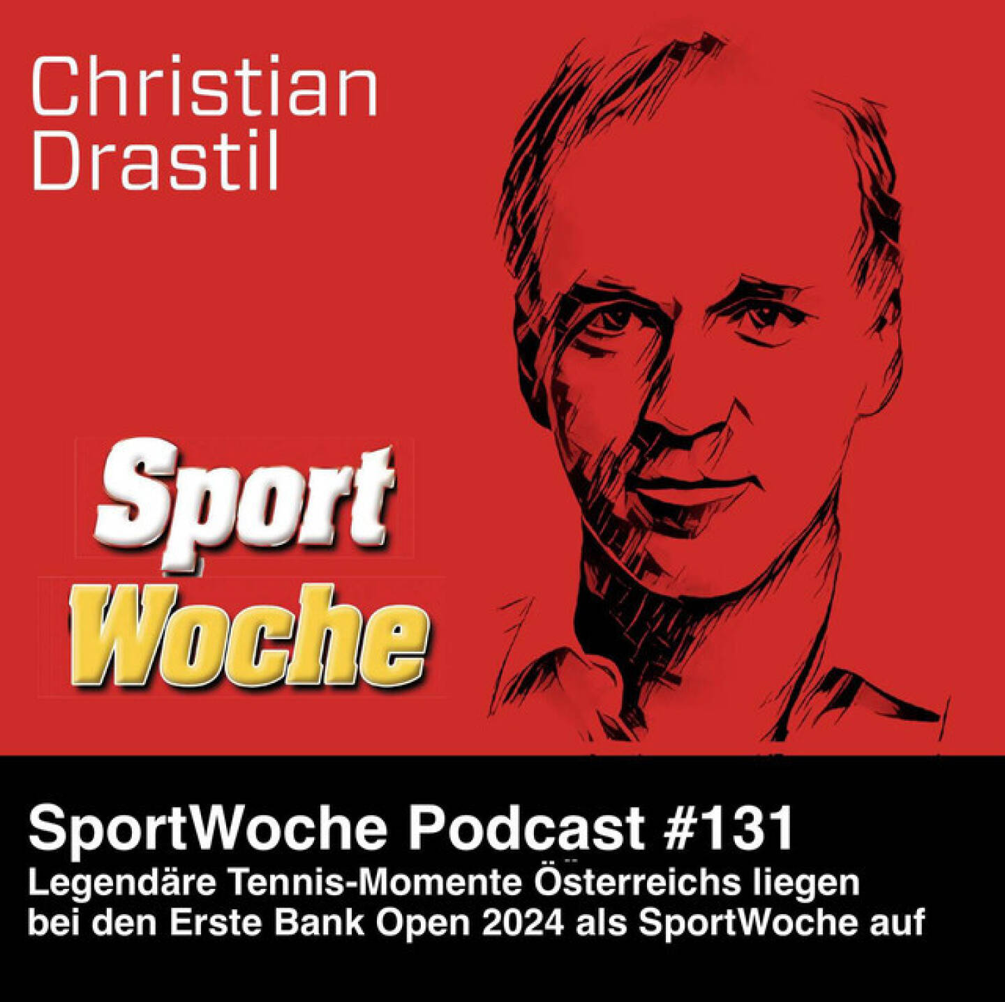 https://open.spotify.com/episode/41KwQzqzG2hr2nHKCqsj9z
SportWoche Podcast #131: Legendäre Tennis-Momente Österreichs liegen bei den Erste Bank Open 2024 als SportWoche auf - <p>Nach Karaoke bei der CIRA Jahreskonferenz und daneben mehr Terminen als eigentlich für einen wie mich möglich sind, ist meine Stimme kaputt. Gleichzeitig basteln tolle Leute an einer KI-Stimme (plus folgendem Avatar) von mir. Und nochmal gleichzeitig ist ab heute ein Herzensprojekt von mir in der Wiener Stadthalle im Rahmen der Erste Bank Open free verfügbar: Es geht um eine 52-seitige SportWoche mit dem Zugang Legendäre (österreichische) Tennis-Momente in der Stadthalle (und auf anderen Courts), for free erhältlich zb beim Stand mit dem offiziellen Merchandise zum Turnier, Champions of Vienna (eine Kollektion von Niko Fechter und ein grosser Tipp). Hier im Podcast lasse ich jetzt meine KI-Stimme das Editorial aus dieser Sondernummer lesen und moderiere nur an und ab ....<br>
<br>
Podcast mit Herwig Straka, damals wurde die Idee geboren: <a href=https://audio-cd.at/page/podcast/5509/ target=_blank>https://audio-cd.at/page/podcast/5509/</a><br>
<br>
Die SportWoche Podcasts sind presented by Instahelp: Psychologische Beratung online, ohne Wartezeit, vertraulich & anonym. Nimm dir Zeit für dich unter <a href=https://instahelp.me/de/ target=_blank>https://instahelp.me/de/</a> .<br>
<br>
About: Die Marke, Patent, Rechte und das Archiv der SportWoche wurden 2017 von Christian Drastil Comm. erworben, Mehr unter <a href=http://www.sportgeschichte.at target=_blank>http://www.sportgeschichte.at</a> . Der neue SportWoche Podcast ist eingebettet in „ Wiener Börse, Sport, Musik (und mehr)“ auf <a href=http://www.christian-drastil.com/podcast target=_blank>http://www.christian-drastil.com/podcast</a> und erscheint, wie es in Name SportWoche auch drinsteckt, wöchentlich. Bewertungen bei Spotify oder Apple machen mir Freude: <a href=http://www.audio-cd.at/spotify target=_blank>http://www.audio-cd.at/spotify</a> , <a href=http://www.audio-cd.at/apple target=_blank>http://www.audio-cd.at/apple</a> .<br>
<br>
Unter <a href=http://www.sportgeschichte.at/sportwochepodcast target=_blank>http://www.sportgeschichte.at/sportwochepodcast</a> sieht man alle Folgen, auch nach Hörer:innen-Anzahl gerankt.</p>