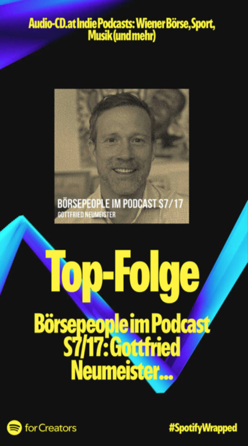 Spotify Statistiken für audio-cd.at 2024: Gottfried Neumeister top