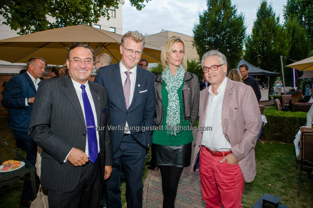  Heinz Stiastny, Peter Aigner, Heidi Schuller-Hrusa, Christian Mucha, © Aigner PR (10.09.2013) 