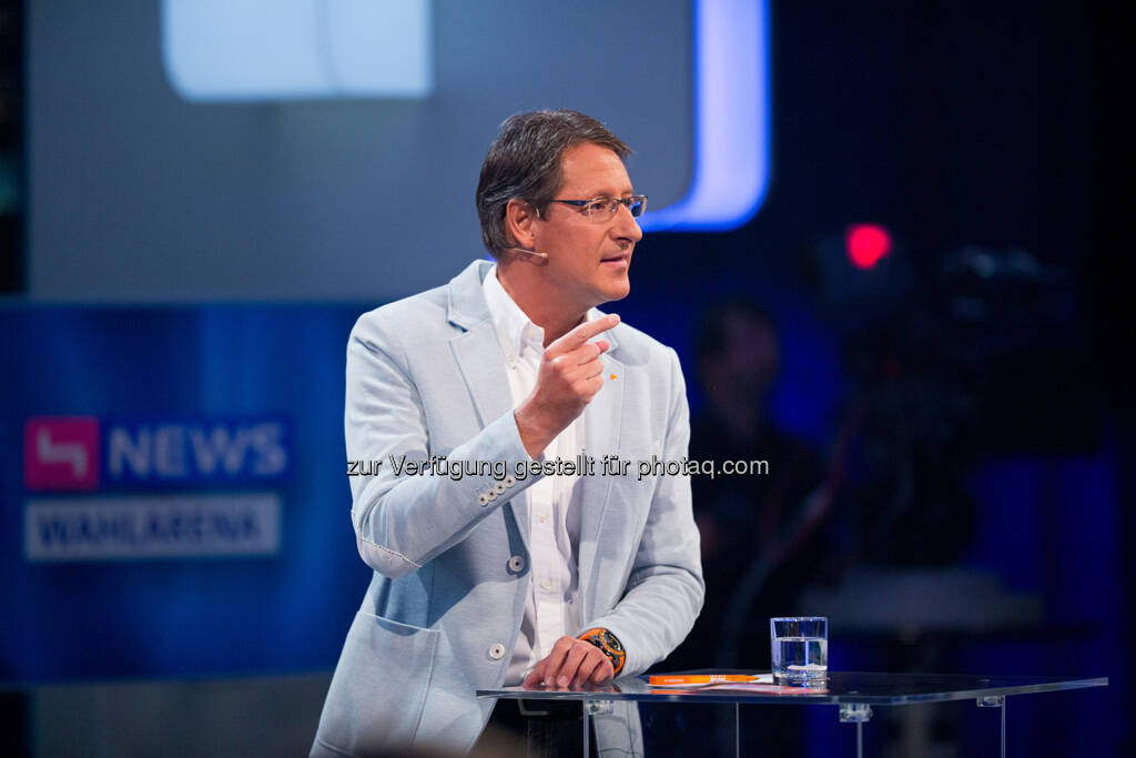 Josef Bucher - BZÖ - Die SpitzenkandidatInnen der Oppositionsparteien zu Gast in Café Puls und Guten Abend Österreich (Bild: Chris Sommerer) (10.09.2013) 