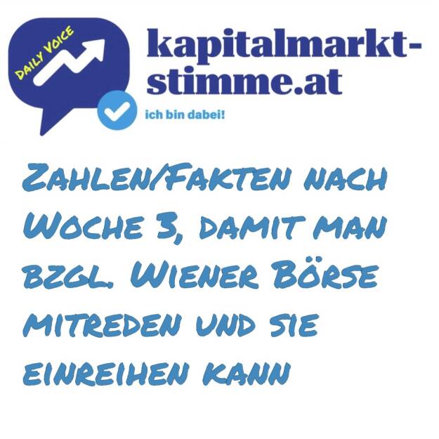 Episode 19/365 der kapitalmarkt-stimme.at daily voice auf audio-cd.at. Heute startet eine neue Facette, denn anlässlich des ATX TR All time Highs vom Freitag liefere ich künftig jeden Sonntag ein Update mit Zahlen und Fakten, damit man an der Wiener Börse mitreden und sie einreihen kann. Ich mache das bewusst wöchentlich (heute Start, dann jeweils mit dem Vergleich zur Vorwoche). Wer ist mit jeweiligem Stichtag im ATX vertreten (einmal, dann bei Änderungen)? Wieviel Marktkapitalisierung gibt es gesamt, wer sind die wichtigsten Player? Wer hat 2025, wer im Langfristvergleich die besten Perfomrance? Wer die höchsten Umsätze? Wie vergleicht sich das mit dem DAX? Reinhören https://audio-cd.at/page/podcast/6693 .

 (19.01.2025) 