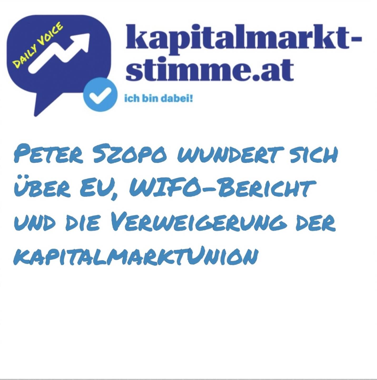 kapitalmarkt-stimme.at daily voice 108/365: Peter Szopo auf LinkedIn: „2024 (!!!) war die Lücke in der Produktivitäts- und BIP-Entwicklung, die sich in den letzten zwei Jahrzehnten zwischen der EU und den USA aufgetan hat, ein Hauptthema der wirtschaftspolitischen Debatte in der EU“. Das ist der Begleittext zum untenstehenden Chart aus einem aktuellen WIFO-Bericht über europäische Wirtschaftspolitik. Die Rufzeichen stammen von mir.
Abgesehen davon, dass die Feststellung faktisch falsch ist, weil der Chart klar zeigt, dass sich die Lücke bereits vor drei Jahrzehnten zu öffnen begann, ist es erstaunlich, dass es bis 2024 dauerte, bis dieses Problem überhaupt auf EU-Ebene adressiert wurde. Eigentlich hätte man schon Mitte der 2000er Jahre bemerken müssen, dass Europa den Anschluss verliert. 
Stattdessen nahm die Brüsseler Regulierungsdampfwalze erst nach 2010 richtig Fahrt auf – mit der Konsequenz, dass sich die die relativen Produktivitätseinbußen der EU-Wirtschaft noch beschleunigten -, während wichtige Themen wie z.B. jenes der Capital Market Union komplett ignoriert wurden. 
Die Reports der Herren Draghi und Letta aus dem Vorjahr sind ja nett und teilweise analytisch bereichernd (obwohl bei Letta auch Hang zur Schwurbelei erkennbar ist). Aber sie sind auch das Eingeständnis, dass das Spitzenpersonal der EU und ihre Stäbe 20 Jahre lange geschlafen bzw. eine die Probleme noch verschärfende Politik betrieben haben. 
Rätselhaft bleibt daher: Worauf beruht der weit verbreitete Glaube, dass die weitere Zentralisierung in der EU - also die Kompetenzverschiebung zu Institutionen und Stäben, die jahrzehntelang an der Realität vorbei agierten - Europa in eine glorreiche wirtschaftliche Zukunft führen wird? Empiriebasiert ist er nicht.
About: Peter Szopo ist Eigentümer von GEMetrixx e.U., war jahrelang in Grossbanken tätig. Hören: https://audio-cd.at/page/podcast/7145