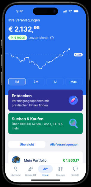 George Invest Portfolio - Foto: Erste Bank, © Aussender (29.04.2025) 