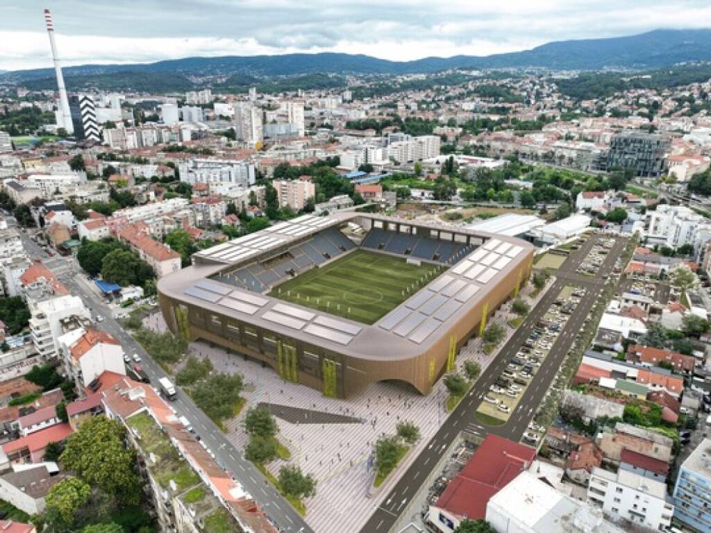 STRABAG saniert und erweitert das Kranjčevićeva-Fußballstadion in Zagreb © Stadt Zagreb, © Aussendung (30.04.2025) 