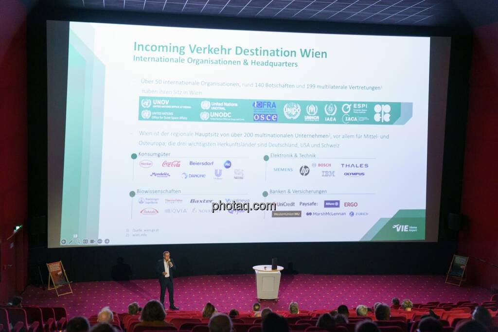 1. Aktientag von Börse Social und Börse Express im Cineplexx Kino, Präsentation Flughafen Wien AG, Bernd Maurer (IR) (14.05.2025) 