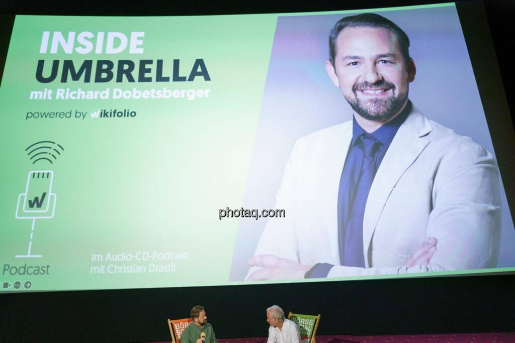 1. Aktientag von Börse Social und Börse Express im Cineplexx Kino, Live Podcast mit Ritschy Dobetsberger (wikifolio, Umbrella Strategie), Christian Drastil (Börse Social, kapitalmarkt-stimme.at) (14.05.2025) 