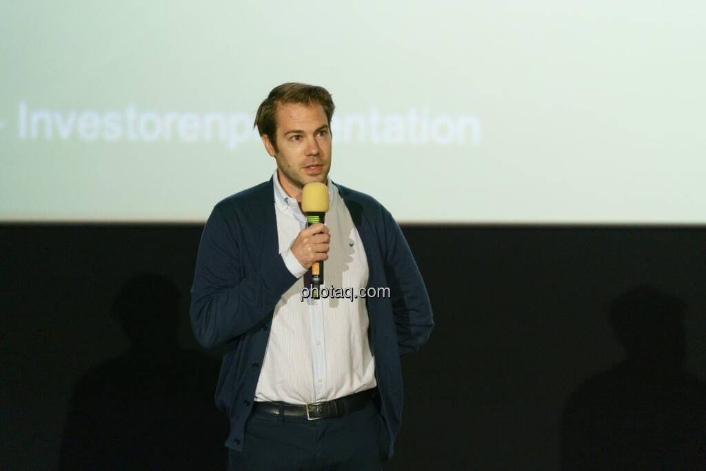 1. Aktientag von Börse Social und Börse Express im Cineplexx Kino, Präsentation UBM, Christoph Rainer (UBM) (14.05.2025) 