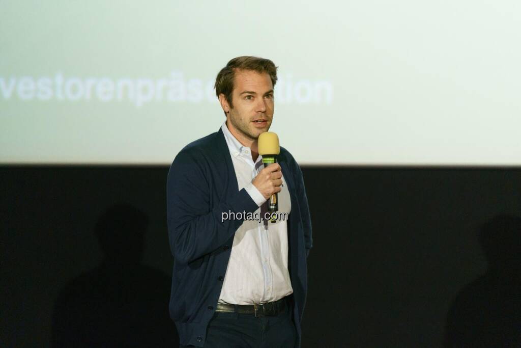 1. Aktientag von Börse Social und Börse Express im Cineplexx Kino, Präsentation UBM, Christoph Rainer (UBM) (14.05.2025) 
