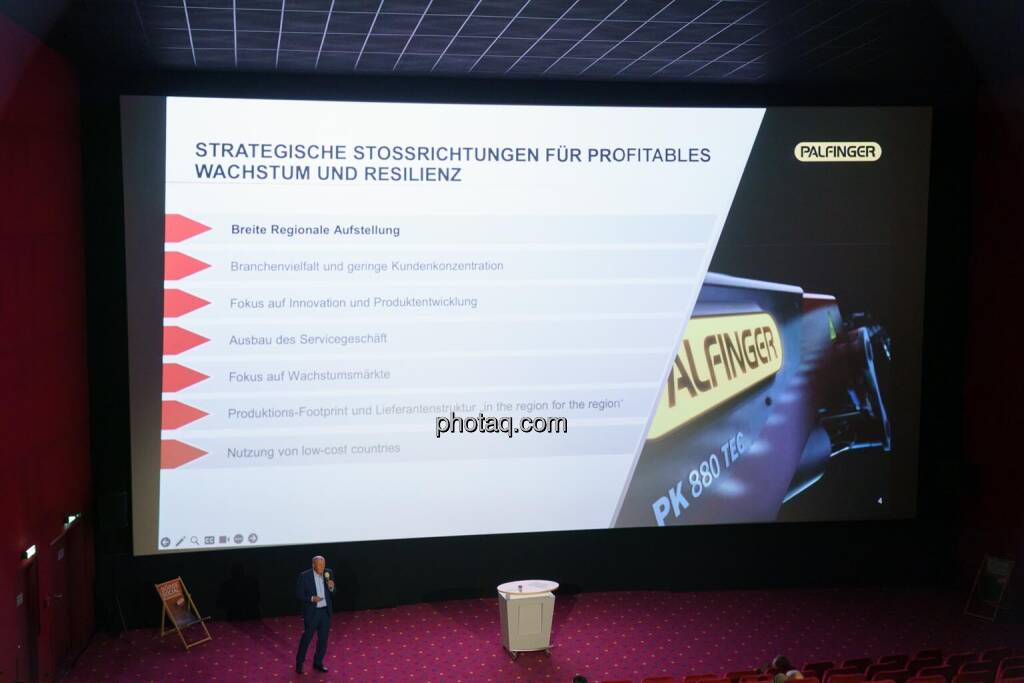 1. Aktientag von Börse Social und Börse Express im Cineplexx Kino, Präsentation Palfinger AG, Hannes Roither (IR) (14.05.2025) 