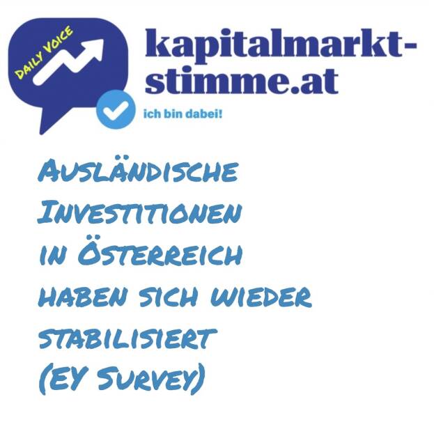 kapitalmarkt-stimme.at daily voice 143/365: Europaweit wurden im vergangenen Jahr insgesamt 5.383 Investitionsprojekte ausländischer Investor:innen angekündigt, ein Rückgang um fünf Prozent. Spitzenreiter im Europa-Ranking bleibt Frankreich – trotz eines Rückgangs um 14 Prozent auf 1.025. Großbritannien belegt den zweiten Platz im Ranking, die Zahl der Projekte sank um 13 Prozent auf 853. Auf dem dritten Platz ist Deutschland mit 608 Investitionsprojekten und einem Rückgang von 17 Prozent – und somit auf den niedrigsten Stand seit dem Jahr 2011. Österreich kann sich auch über einen Investitionszuwachs freuen: Die Investitionen steigen um 31 Prozent von 80 auf 105 Projekte. Die Zahl der Projekte hat sich mit 105 auf dem Niveau von 2022 wieder stabilisiert. Österreichische Unternehmen investieren vorrangig in Deutschland, UK und Bosnien. Wichtigste Herkunftsländer für Österreich-Investitionen sind Deutschland, die Schweiz und die USA. Das sind Ergebnisse de r „EY Attractiveness Survey“ der Prüfungs- und Beratungsorganisation EY zur Attraktivität des Wirtschaftsraumes Europa und zu tatsächlichen Investitionsprojekten ausländischer Unternehmen in Europa. https://audio-cd.at/page/podcast/7320 (24.05.2025) 