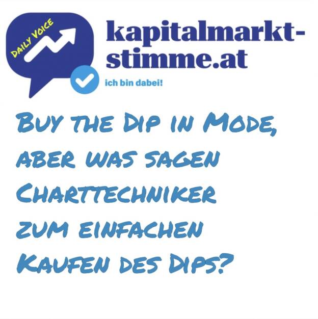 kapitalmarkt-stimme.at daily voice 167/365: Buy the Dip ist in aller Mode, weil es gut funktioniert hat zuletzt. Aber was sagen Charttechniker zum einfachen Kaufen des Dips? Never catch a falling knife ... und so. Die Antwort kommt von Martin Utschneider. https://audio-cd.at/page/podcast/7456
Martin Utschneider Börsepeople: https://www.audio-cd.at/page/podcast/7451/

 (16.06.2025) 