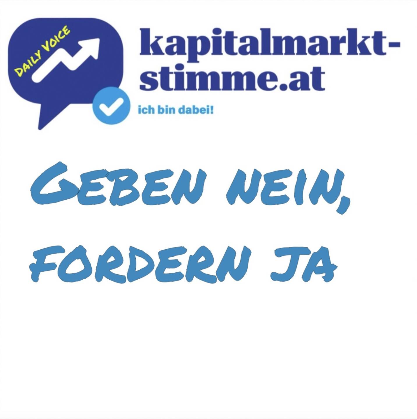 kapitalmarkt-stimme.at daily voice 179/365: Ist es nicht ein Widerspruch, uns tolle Stories anzubieten, die es doch wert wären, von uns geschrieben oder verpodcastet zu werden und gleichzeitig auszurichten, dass die Plattform für Werbung uninteressant sei, weil man sich zB an eine andere Zielgruppe (bla bla) richte? https://audio-cd.at/page/podcast/7511
