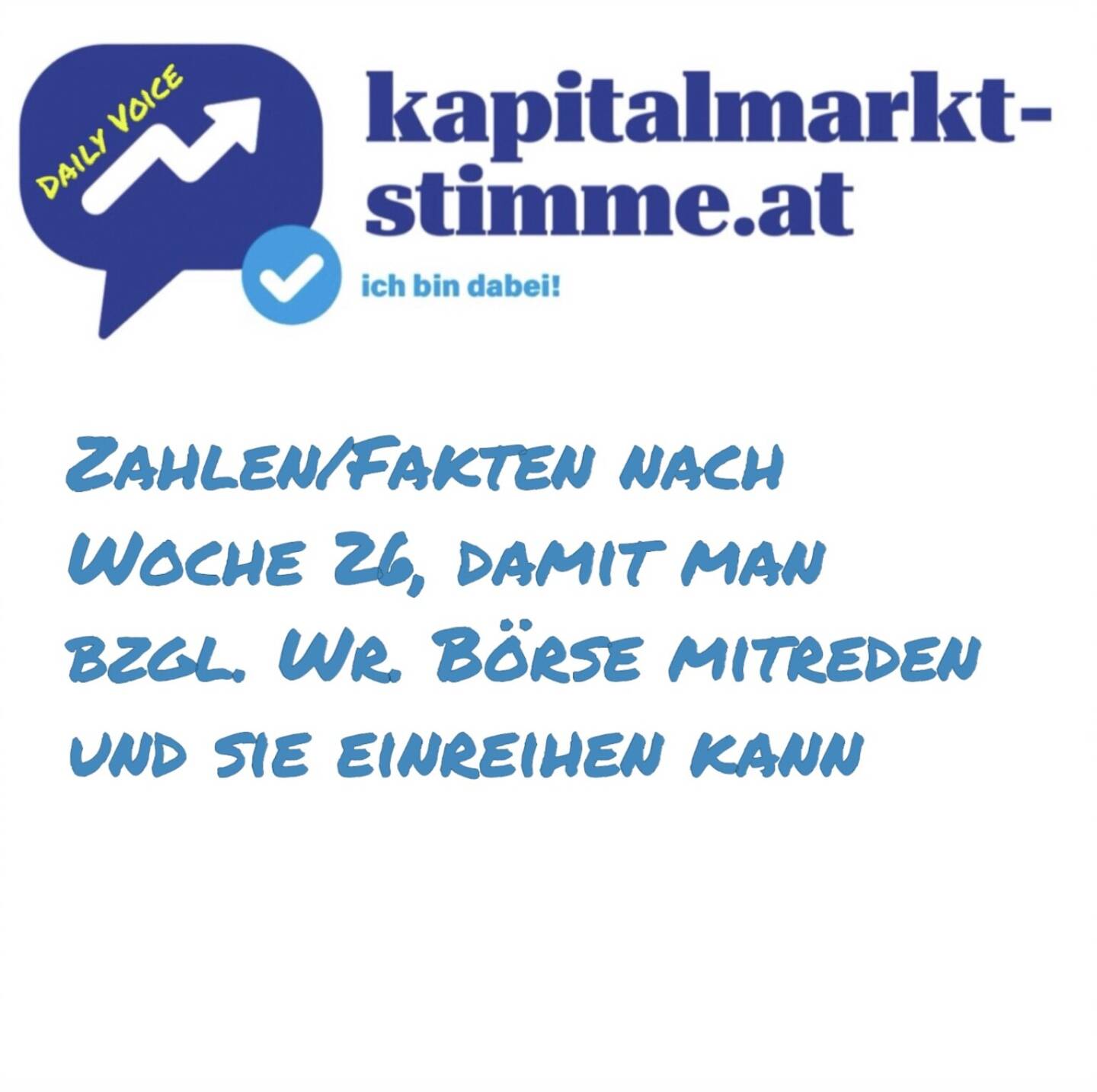 Episode 180/365 der kapitalmarkt-stimme.at daily voice auf audio-cd.at. Heute wieder der Sonntag-Fixpunkt: Das Update mit Zahlen und Fakten, damit man an der Wiener Börse mitreden und sie einreihen kann. Ich mache das bewusst wöchentlich. Wer ist mit jeweiligem Stichtag im ATX vertreten (einmal, dann bei Änderungen)? Wieviel Marktkapitalisierung gibt es gesamt, wer sind die wichtigsten Player? Wer hat 2025, wer im Langfristvergleich die beste Performance? Wer die höchsten Umsätze? Wie vergleicht sich das mit dem DAX? Reinhören. Highlights der Woche: ATX TR nach Comeback wieder nur noch knapp unter dem All-Time-High, Dreikampf um die Topperformerschaft im ATX. Hören: https://audio-cd.at/page/podcast/7513


