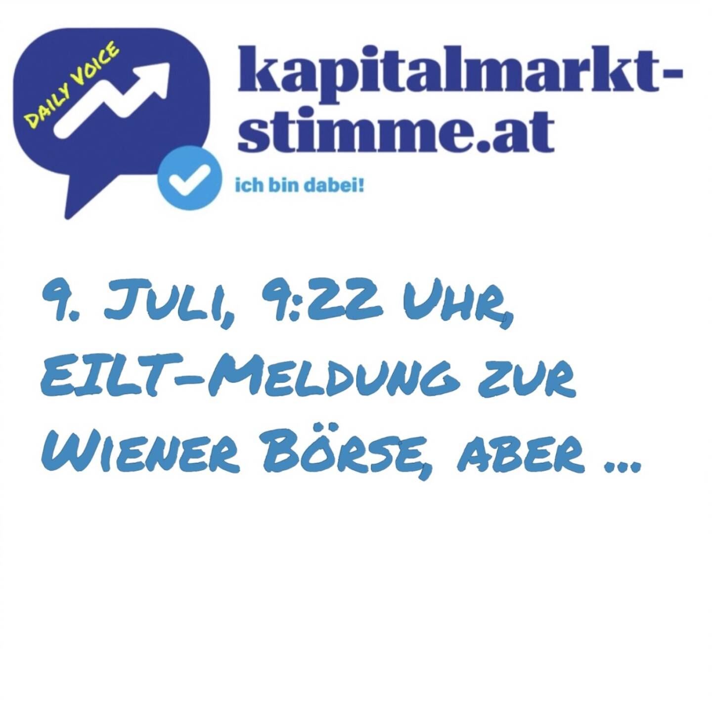 - kapitalmarkt-stimme.at daily voice 190/365: Wir haben den 9.Juli, 9:22 Uhr, eine EILT-Meldung zur Wiener Börse, aber ... ein falsches Jahr. Denn es war bereits im Jahr 2007, als der ATX erstmals die 5000 Punkte-Marke übertroffen hat. Es sollte sich herausstellen, dass das nur intraday war und auch in der Folge bis dato nie wieder gelingen sollte. Hier die Geschichte dazu mit den Zutaten Telekom Austria, Heinrich Schaller, Wilhelm Molterer, Richard Schenz und einem Fake-Gerald-Votava. Hören: http://www.kapitalmarkt-stimme.at/spotfiy
Vintage-Bild von der Rekord-PK: https://photaq.com/page/pic/92424/
