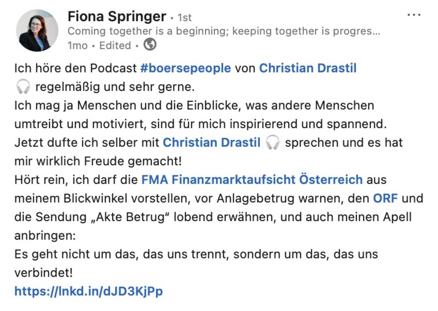 bezogen auf https://audio-cd.at/page/podcast/7274 Fiona Springer