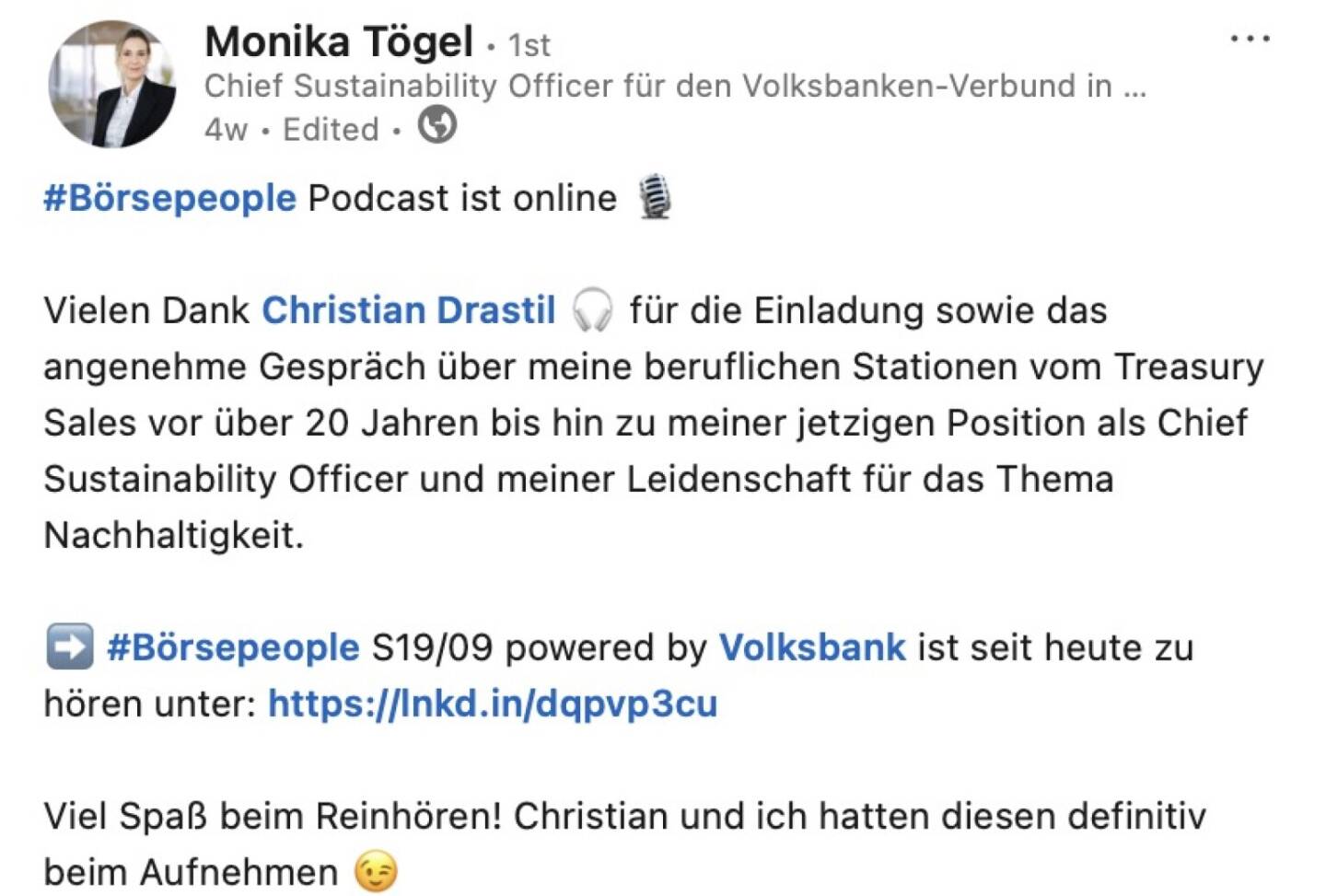 bezogen auf https://audio-cd.at/page/podcast/7432 Monika Tögel
