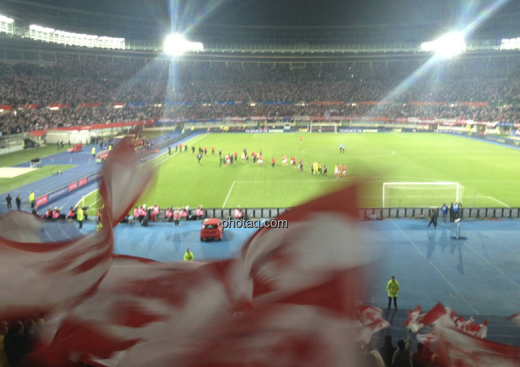 Österreich, rot-weiss-rot, Fussball (11.09.2013) 