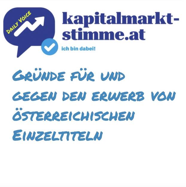 - Episode 195/365 der kapitalmarkt-stimme.at daily voice auf audio-cd.at. Was sind die Gründe für und gegen den Erwerb von österreichischen Einzeltiteln? Den analytischen Job machte Thomas Schwabl von Marketagent, Inputs von Gunter Deuber (Raiffeisen Research) und mir sind eingebaut. Die Idee dazu kam von kapitalmarkt-stimme.at . Hören: https://audio-cd.at/page/podcast/7580
Geldgespräch Schwabl/Deuber/Drastil vom Aktientag Langversion: https://audio-cd.at/page/podcast/7577/
Boersepeople Thomas Schwabl: https://audio-cd.at/page/podcast/6794 (15.07.2025) 