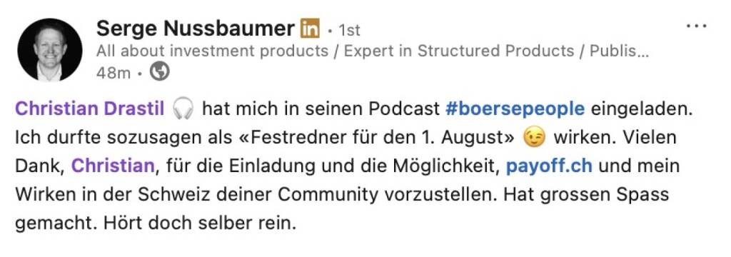 bezogen auf https://audio-cd.at/page/podcast/7668/ Serge Nussbaumer (01.08.2025) 