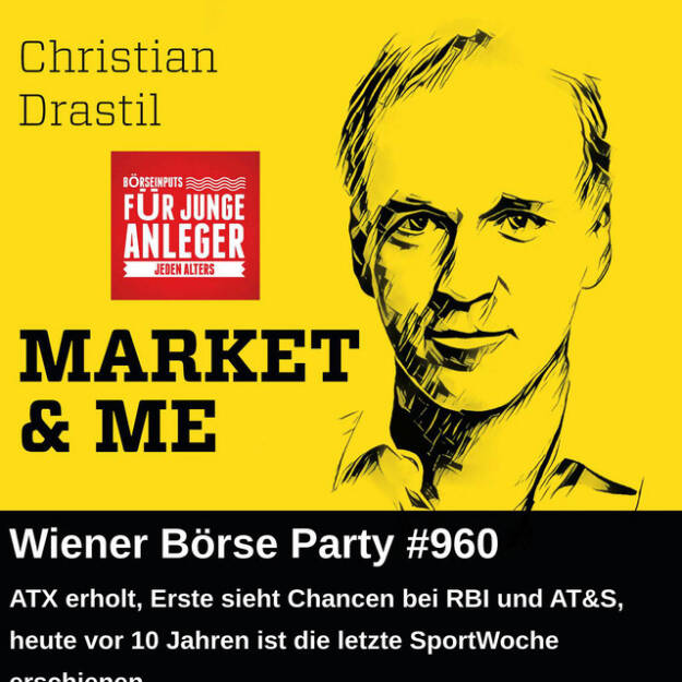 https://open.spotify.com/episode/7hW55hWtCmttRifmd3Nj38
Wiener Börse Party #960: ATX erholt, Erste sieht Chancen bei RBI und AT&S, heute vor 10 Jahren ist die letzte SportWoche erschienen - <p>Die Wiener Börse Party ist ein Podcastprojekt für Audio-CD.at von Christian Drastil Comm.. Unter dem Motto „Market & Me“ berichtet Christian Drastil über das Tagesgeschehen an der Wiener Börse. Inhalte der Folge #960:<br>
<br>
- ATX wieder erholt<br>
- AT&S, Pierer Mobility und Bawag gesucht<br>
- Research zu RBI und AT&S<br>
- inspired by Carola Bendl und Peter Filzmaier <a href=https://audio-cd.at/page/podcast/7678 target=_blank>https://audio-cd.at/page/podcast/7678</a><br>
- heute 10y letzte Ausgabe SportWoche, Börsegeschichte zu Polytec<br>
- starkes Projekt mit wikifolio im Anrollen<br>
- weiter gehts im Podcast<br>
<br>
Links: <br>
- Börsepeople heute: Alexander Eberan unter <a href=http://www.audio-cd.at/people target=_blank>http://www.audio-cd.at/people</a> <br>
- kapitalmarkt-stimme.at daily voice Playlist auf spotify: <a href=http://www.kapitalmarkt-stimme.at/spotify target=_blank>http://www.kapitalmarkt-stimme.at/spotify</a><br>
- Stockpicking Österreich: <a href=https://www.wikifolio.com/de/at/w/wfdrastil1? target=_blank>https://www.wikifolio.com/de/at/w/wfdrastil1?</a><br>
<br>
ATX aktuell: <a href=https://www.wienerborse.at/indizes/aktuelle-indexwerte/preise-mitglieder/??ISIN=AT0000999982&ID_NOTATION=92866&cHash=49b7ab71e783b5ef2864ad3c8a5cdbc1 target=_blank>https://www.wienerborse.at/indizes/aktuelle-indexwerte/preise-mitglieder/??ISIN=AT0000999982&ID_NOTATION=92866&cHash=49b7ab71e783b5ef2864ad3c8a5cdbc1</a><br>
<br>
Die täglichen Folgen der Wiener Börse Party  (Co-verantwortlich Script: Christine Petzwinkler) im Q3/2025 sind präsentiert von BNP Paribas <a href=https://derivate.bnpparibas.com/, target=_blank>https://derivate.bnpparibas.com/,</a> Seriensieger der Tagesgeschäftskategorien beim Zertifikate Award Austria: Sekundärmarktangebot (2x in Folge) und Hebelprodukte (6x in Folge) und der 3Banken Generali KAG <a href=http://www.3bg.at target=_blank>http://www.3bg.at</a> mit zb <a href=https://www.3bg.at/fondsdetails?id=6770 target=_blank>https://www.3bg.at/fondsdetails?id=6770</a> .<br>
Infos zum Jingle: <a href=https://audio-cd.at/page/podcast/7326 target=_blank>https://audio-cd.at/page/podcast/7326</a> <br>
<br>
Risikohinweis: Die hier veröffentlichten Gedanken sind weder als Empfehlung noch als ein Angebot oder eine Aufforderung zum An- oder Verkauf von Finanzinstrumenten zu verstehen und sollen auch nicht so verstanden werden. Sie stellen lediglich die persönliche Meinung der Podcastmacher dar. Der Handel mit Finanzprodukten unterliegt einem Risiko. Sie können Ihr eingesetztes Kapital verlieren. Und: Bewertungen bei Apple (oder auch Spotify) machen mir Freude:  <a href=http://www.audio-cd.at/spotify target=_blank>http://www.audio-cd.at/spotify</a> <a href=http://www.audio-cd.at/apple target=_blank>http://www.audio-cd.at/apple</a><br>
</p> (04.08.2025) 