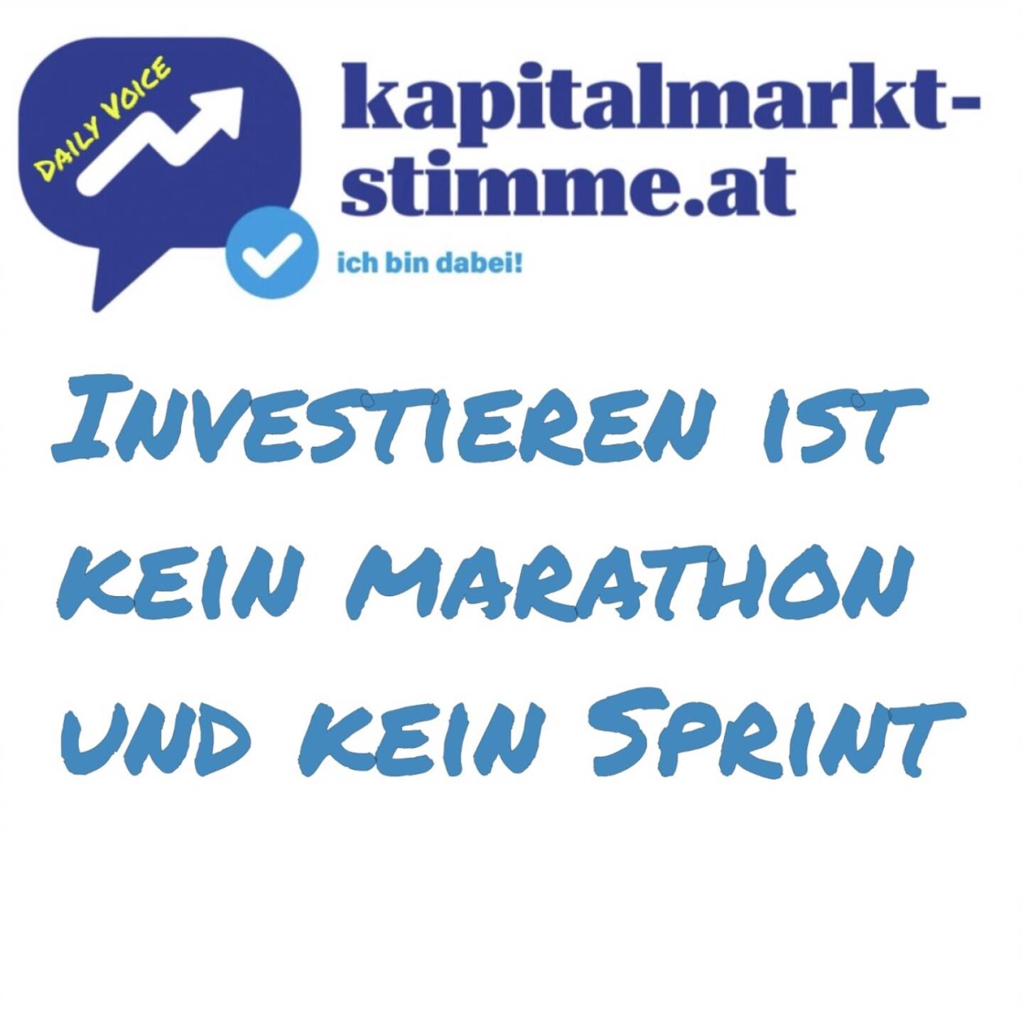 - Episode 216/365 der kapitalmarkt-stimme.at daily voice auf audio-cd.at: In der Kronen Zeitung hatte ich Inspiration, warum ich Investieren ist ein Marathon und kein Sprint als Sager nicht mag. Ich sag mal: Investieren ist idealtypisch ein lockerer Dauerlauf mit einem Lächeln, dazu auch ein entspannter Trainingslauf. https://audio-cd.at/page/podcast/7678
