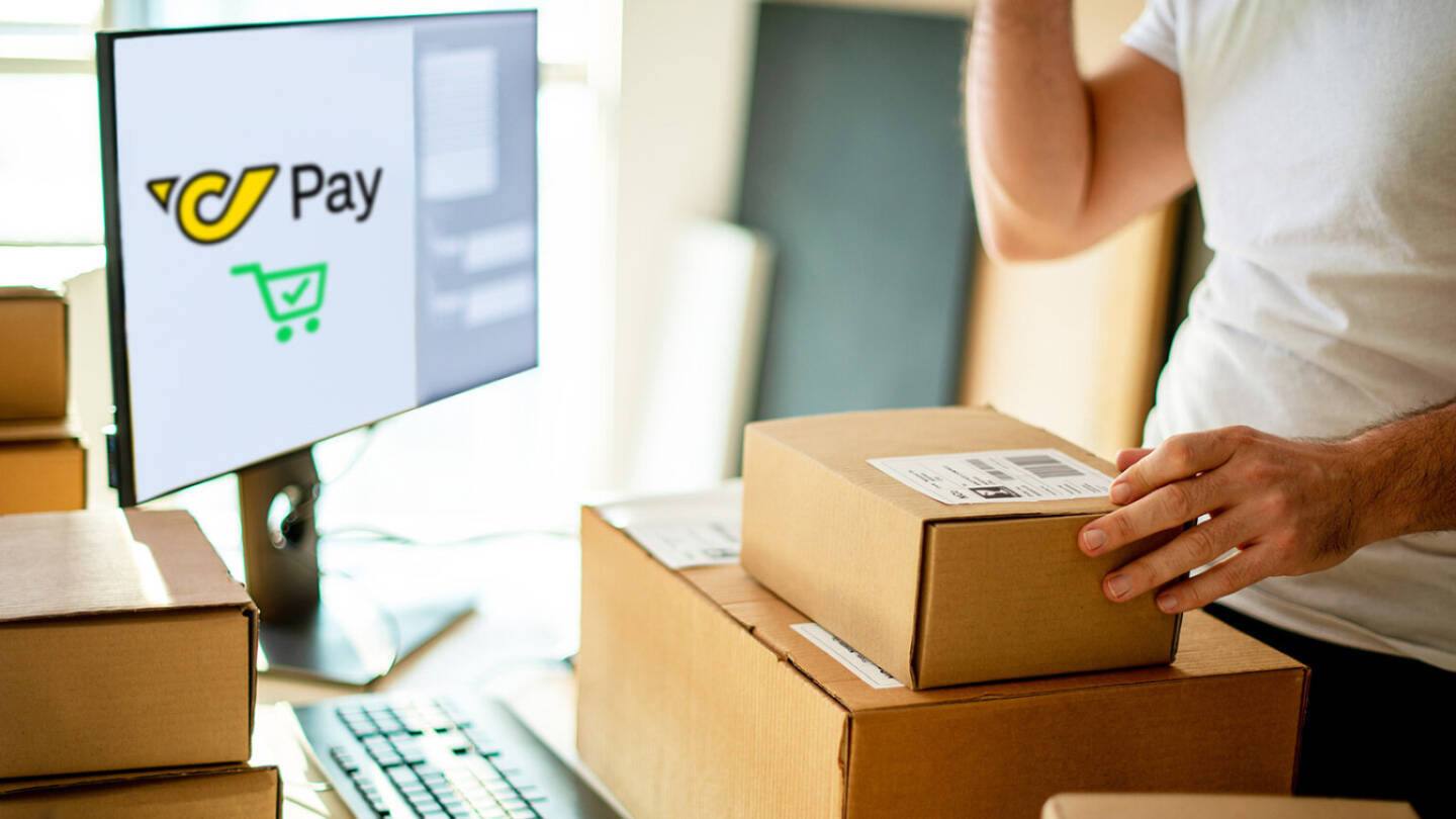 Die Österreichische Post AG hat mit PostPay eine neue Zahlungsoption entwickelt, die das Bezahlen im Online-Handel vereinfacht und auf Wunsch sogar Barzahlung bei der Zustellung an der Haustür ermöglicht. Foto: Post