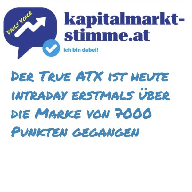 Episode 219/365 der kapitalmarkt-stimme.at daily voice auf audio-cd.at: Jahreshoch im ATX, All-time-High im ATX TR heute. Doch der eine Index steht, was die Investment-Wahrheit für Privatanleger betrifft, zu tief, der andere zu hoch. Und auch der ATX NTR, der die Dividenden-KESt einbezieht, kennt nur einen Teil der steuerlichen Härte. Also rechne ich den True ATX (für Private) auf Basis der Indexfamilie der Wiener Börse, denn werblich werden oft viel zu hohe ehrliche Returns genannt (wie beim DAX) oder wenn man bösartig ist, viel zu niedrige (rein ATX). Die Wahrheit ist auch im Supermarkt, was man an der Kassa zahlt. Und da ist die MWSt. drauf und bei uns muss die KESt eben 2x abgezogen werden. Hören: https://audio-cd.at/page/podcast/7689
 (07.08.2025)