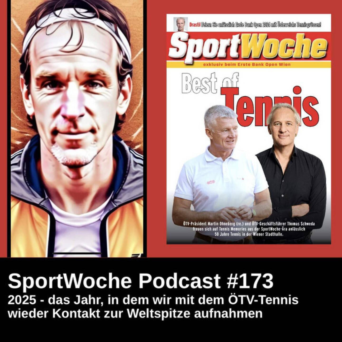https://open.spotify.com/episode/6bdr3tua9YScAu5RHCzu90
SportWoche Podcast #173:  2025 - das Jahr, in dem wir mit dem ÖTV-Tennis wieder Kontakt zur Weltspitze aufnahmen - <p>2025 - das Jahr, in dem wir mit dem ÖTV-Tennis wieder Kontakt zur Weltspitze aufnahmen. Es läuft, macht Freude und da zitiere ich gerne Stanley Kubrick. Julia Grabher, Sinja Kraus und Lili Tagger bei den Damen sowie Filip Misolic, Sebastian Ofner, Lukas Neumayer, Juriy Rodionov, Joel Schwärzler, Maximilian Neuchrist und Sandro Kopp sorgen für einen breiten Aufschwung. Und morgen ist Österreich gleich in 3 Finali auf der Tour vertreten, der Sieg beim ITF 75 ist Amstetten ist fix, denn da treffen Kraus und Tagger aufeinander.<br>
<br>
Die Marke, Patent, Rechte und das Archiv der SportWoche wurden 2017 von Christian Drastil Comm. erworben, Mehr unter <a href=http://www.sportgeschichte.at target=_blank>http://www.sportgeschichte.at</a> . Der neue SportWoche Podcast ist eingebettet in „ Wiener Börse, Sport, Musik (und mehr)“ auf <a href=http://www.christian-drastil.com/podcast target=_blank>http://www.christian-drastil.com/podcast</a> und erscheint, wie es in Name SportWoche auch drinsteckt, wöchentlich. Bewertungen bei Spotify oder Apple machen mir Freude: <a href=http://www.audio-cd.at/spotify target=_blank>http://www.audio-cd.at/spotify</a> , <a href=http://www.audio-cd.at/apple target=_blank>http://www.audio-cd.at/apple</a> .<br>
<br>
Unter <a href=http://www.sportgeschichte.at/sportwochepodcast target=_blank>http://www.sportgeschichte.at/sportwochepodcast</a> sieht man alle Folgen, auch nach Hörer:innen-Anzahl gerankt.<br>
</p>