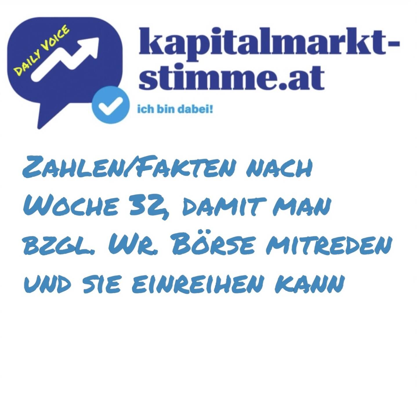 Episode 222/365 der kapitalmarkt-stimme.at daily voice auf audio-cd.at. Heute wieder der Sonntag-Fixpunkt: Das Update mit Zahlen und Fakten, damit man an der Wiener Börse mitreden und sie einreihen kann. Ich mache das bewusst wöchentlich. Wer ist mit jeweiligem Stichtag im ATX vertreten (einmal, dann bei Änderungen)? Wieviel Marktkapitalisierung gibt es gesamt, wer sind die wichtigsten Player? Wer hat 2025, wer im Langfristvergleich die beste Performance? Wer die höchsten Umsätze? Wie vergleicht sich das mit dem DAX? Reinhören unter https://audio-cd.at/page/podcast/7700 .
Highlights der Woche: Weitere Rekord im ATX TR, RBI mit Wochenplus von 21 Prozent und AT&S mit Wochenplus von 19 Prozent.