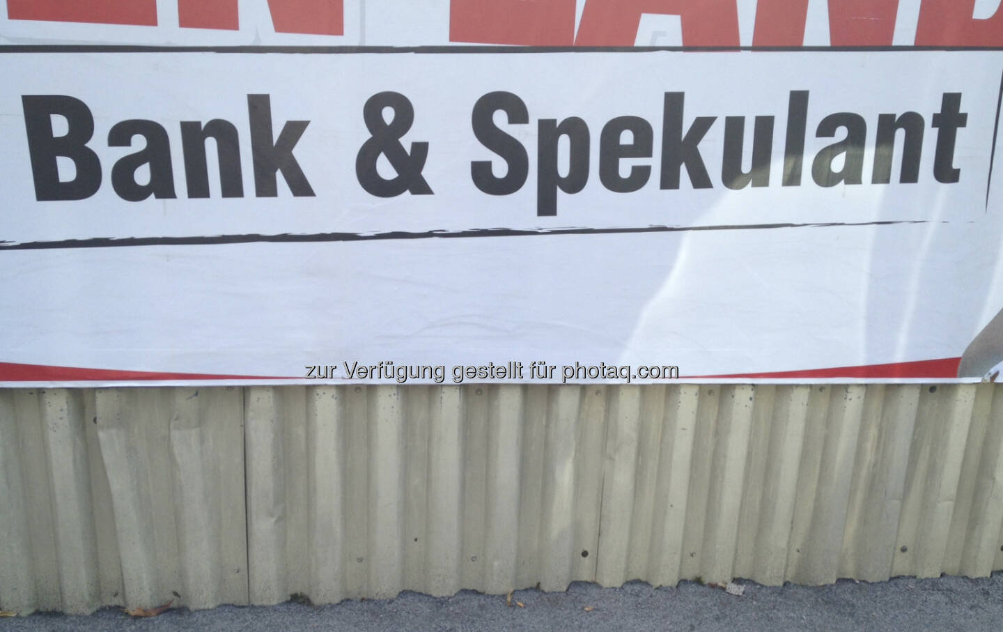 Bank und Spekulant