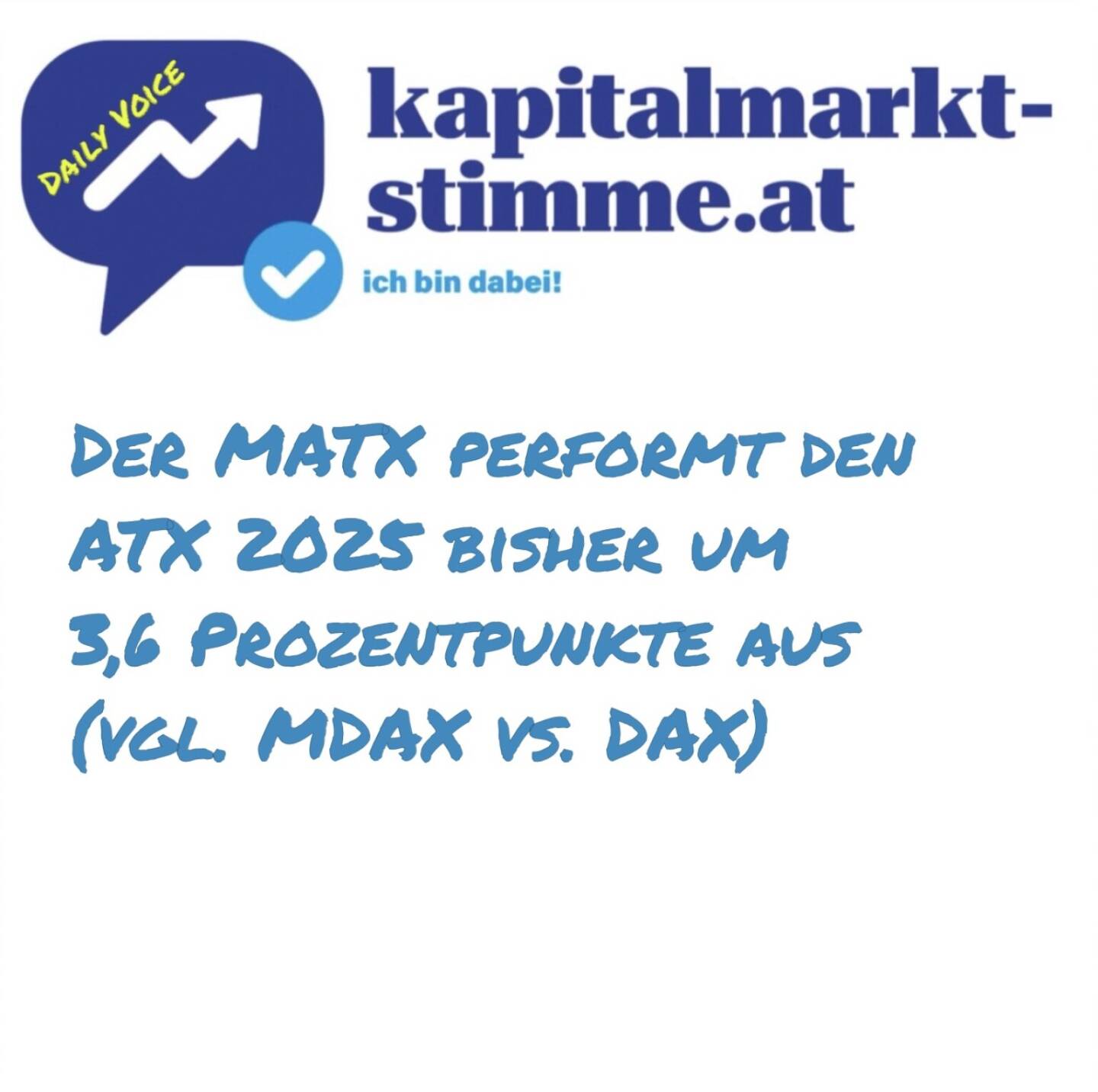 - Episode 232/365 der kapitalmarkt-stimme.at daily voice auf audio-cd.at. Ein Rechenspiel mit DAX, MDAX, ATX und MATX, den es nicht gibt, aber den ich rechnerisch herleite. https://audio-cd.at/page/podcast/7742
