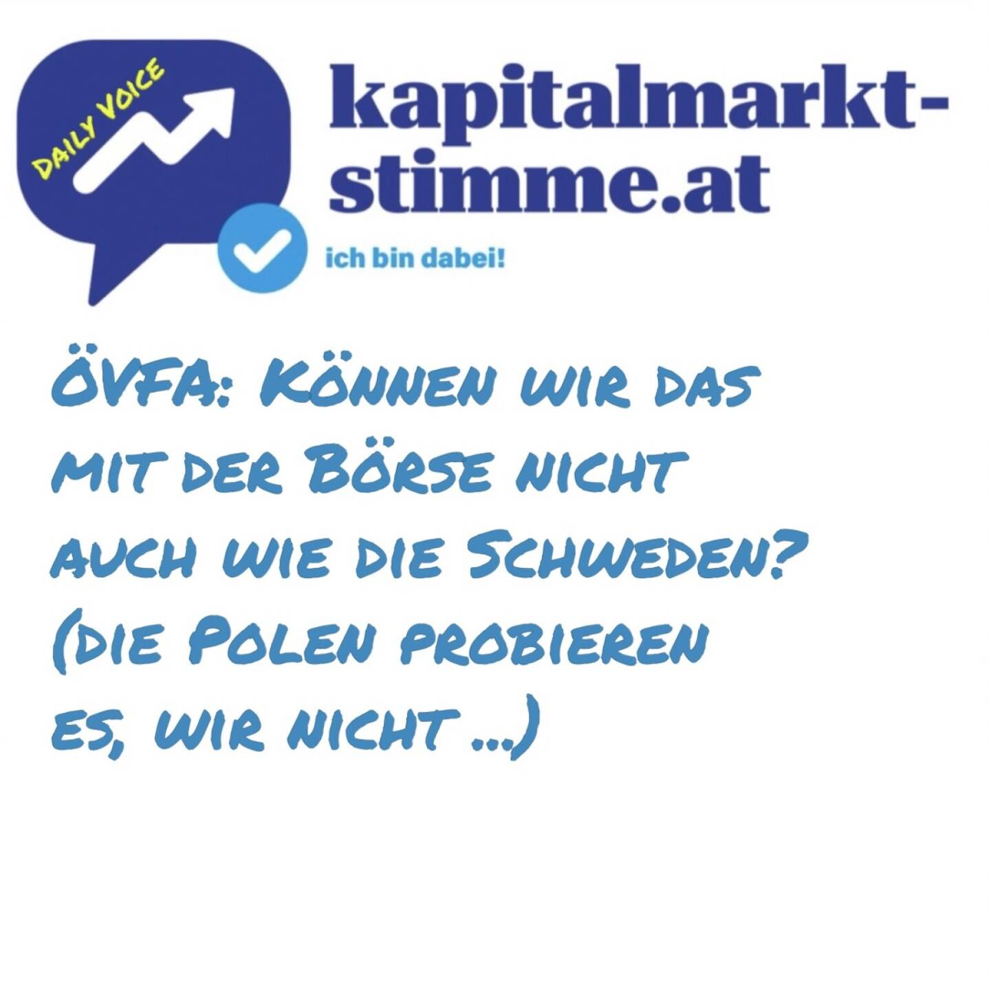 Episode 237/365 der kapitalmarkt-stimme.at daily voice auf audio-cd.at. Ich zitiere Stefan Maxian und Mario Lochner. Hören: https://audio-cd.at/page/podcast/7763
https://www.ovfa.at