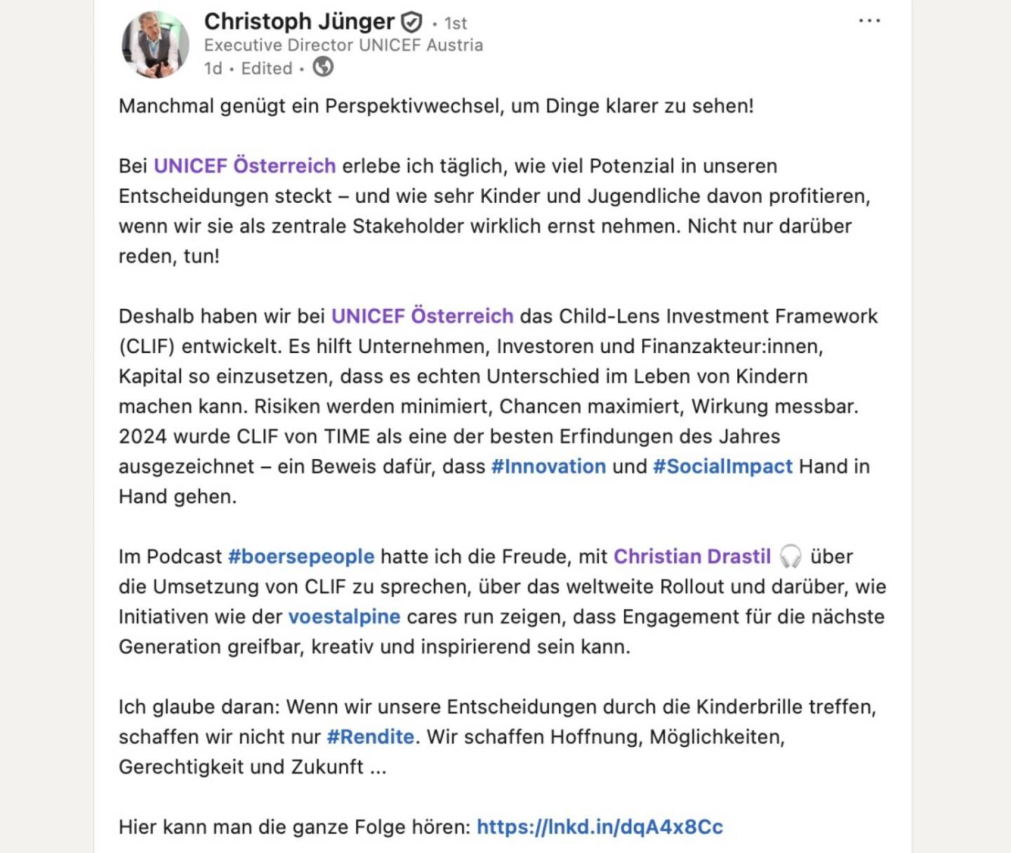 bezogen auf Christoph Jünger https://audio-cd.at/page/podcast/7770/