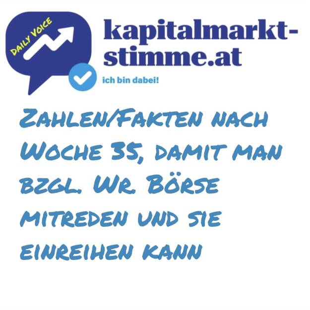 - Episode 243/365 der kapitalmarkt-stimme.at daily voice auf audio-cd.at. Heute wieder der Sonntag-Fixpunkt: Das Update mit Zahlen und Fakten, damit man an der Wiener Börse mitreden und sie einreihen kann. Ich mache das bewusst wöchentlich. Wer ist mit jeweiligem Stichtag im ATX vertreten (einmal, dann bei Änderungen)? Wieviel Marktkapitalisierung gibt es gesamt, wer sind die wichtigsten Player? Wer hat 2025, wer im Langfristvergleich die beste Performance? Wer die höchsten Umsätze? Wie vergleicht sich das mit dem DAX? Reinhören.
Highlights der Woche: ATX deutlich schwächer, FACC bleibt beste Aktie dieser Tage. Strabag und Porr werden statt Telekom Austria und Mayr-Melnhof in den ATX einziehen dann mit September-Verfall. Hören: https://audio-cd.at/page/podcast/7785 (30.08.2025)