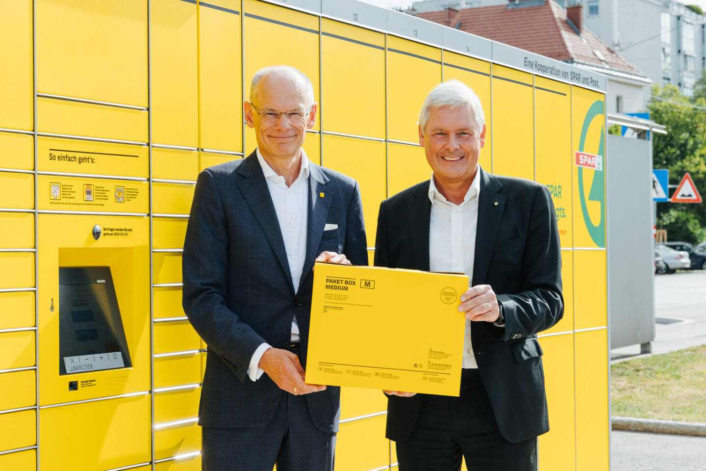SPAR Österreich und die Österreichische Post AG starten eine Kooperation zur Errichtung von 24/7 Poststationen vor SPAR-Märkten, Foto: Österreichische Post 