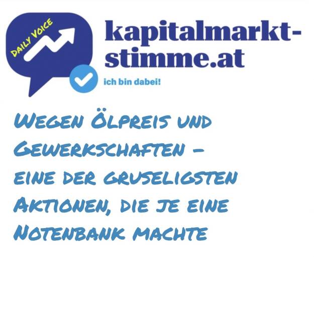 Episode 249/365 der kapitalmarkt-stimme.at daily voice auf audio-cd.at. Mein Kollege Josef Obergantschnig blickt ein halbes Jahrhundert zurück. Wie wild dürfen Notenbanken agieren? Ein kleiner Ausschnitt einer Folge, die am Dienstag auf audio-cd.at erscheint. Hören: https://audio-cd.at/page/podcast/7810
Alle Folgen mit Josef Obergantschnig und am Dienstag die Neue: https://audio-cd.at/abc (06.09.2025) 