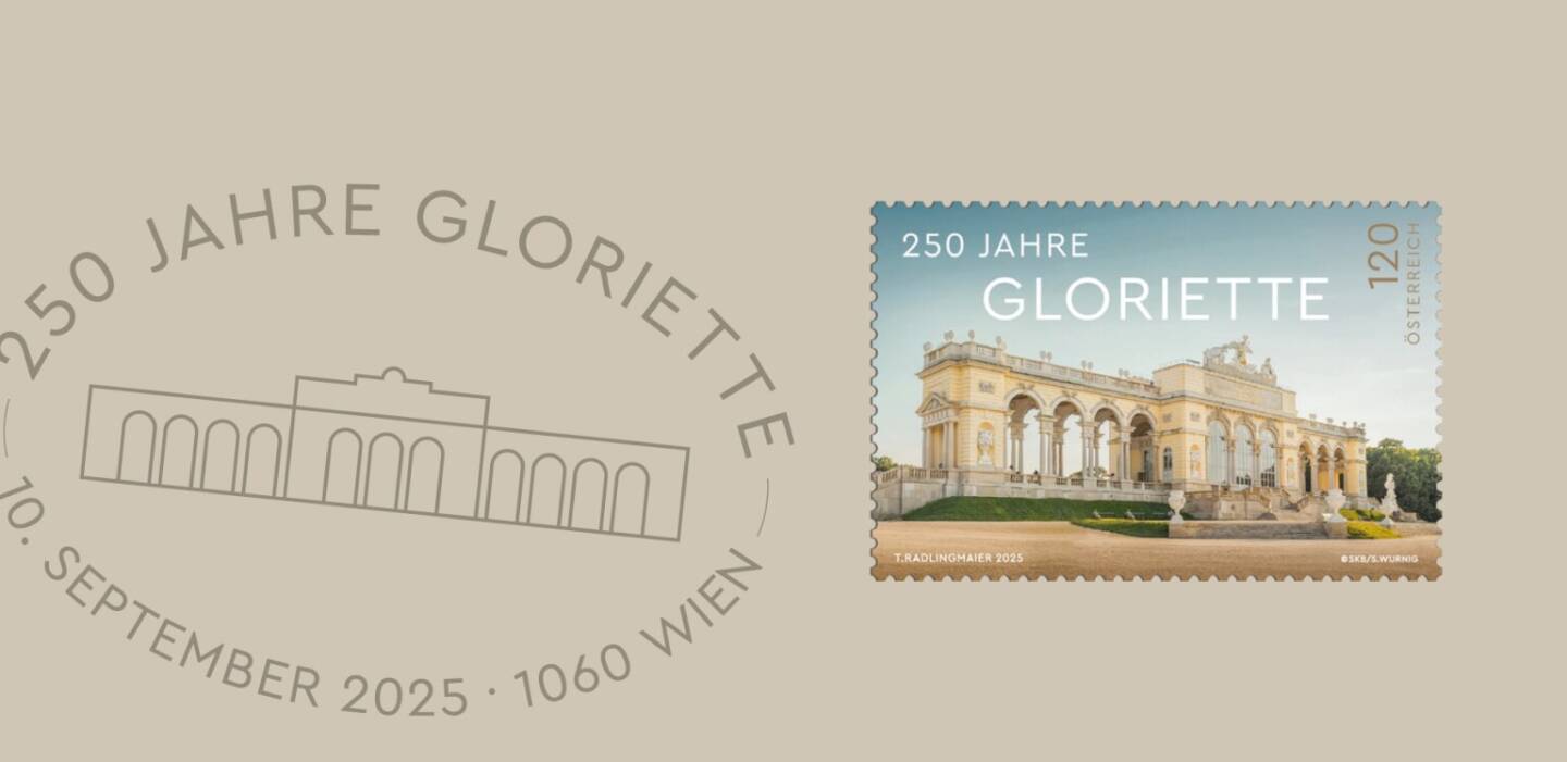 Sonderbriefmarke 250 Jahre Gloriette, Credit: Österreichische Post