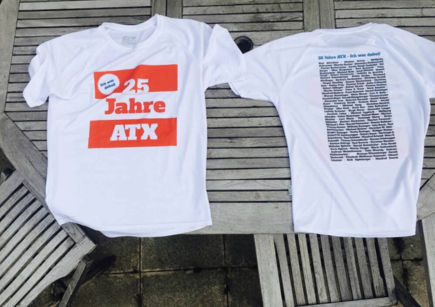 Ab 35 Bestellungen f&uuml;r diese handschriftlichen Gratulationseiten produzieren wir ein 35 Jahre ATX-Shirt nach diesem Muster. Also weitersagen. Das Shirt ist im Paket dabei.