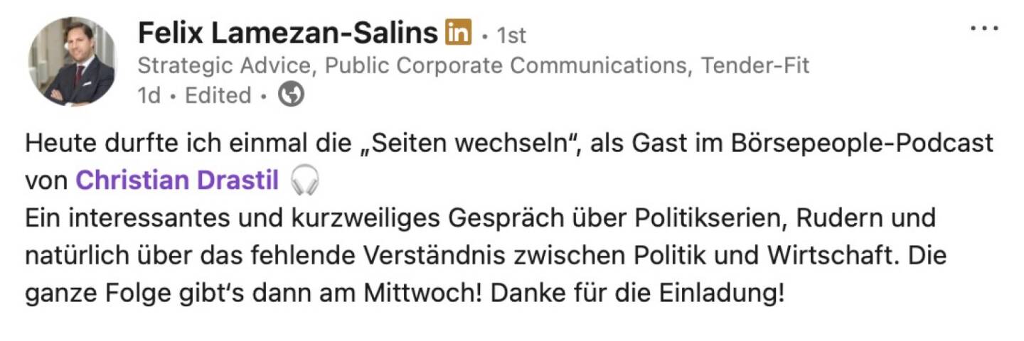 Bezogen auf https://audio-cd.at/page/podcast/8046/ Felix Lamezan-Salins