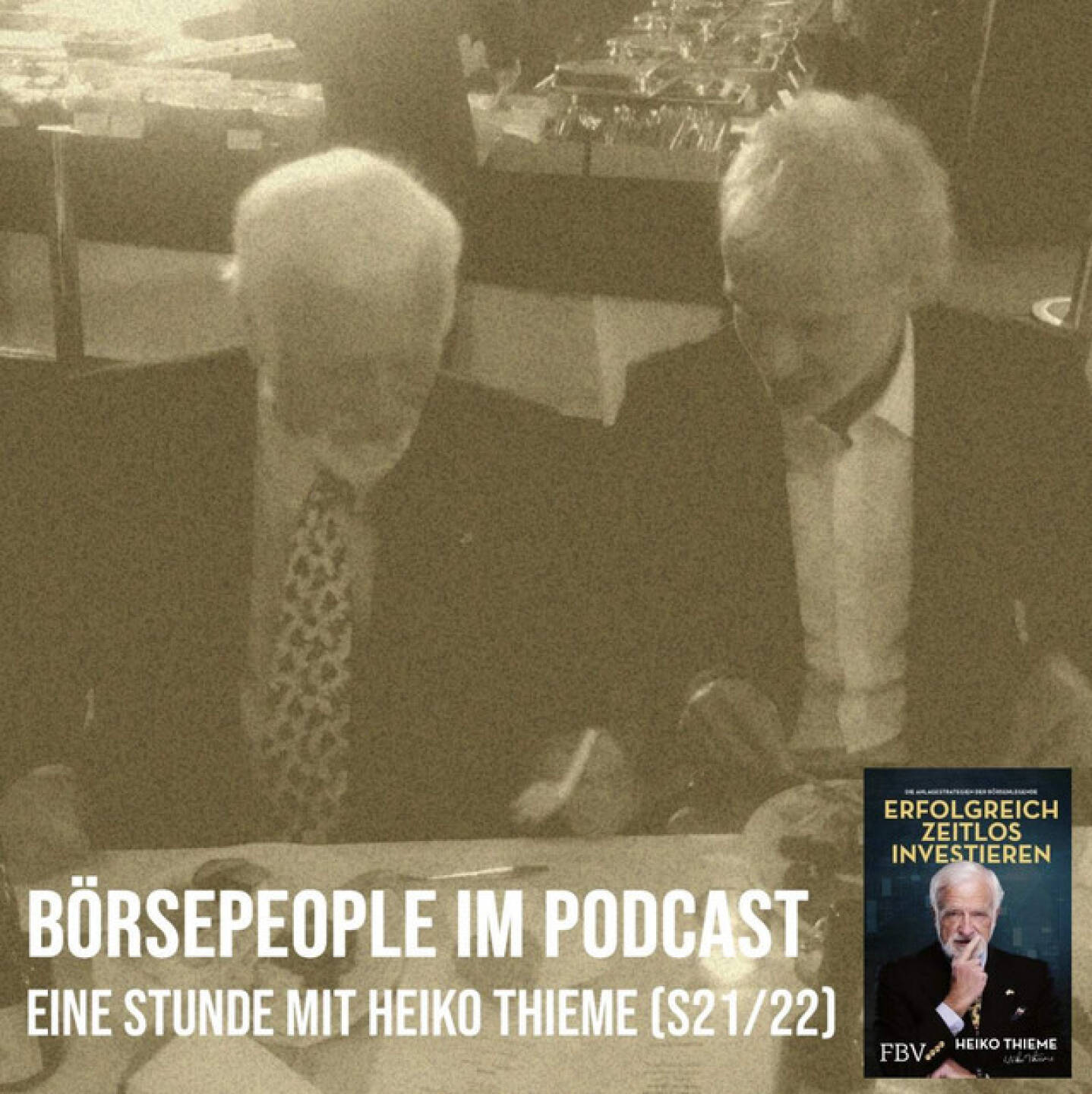 https://open.spotify.com/episode/61VcSB9bQgvfSnJL9JIpl9
Börsepeople im Podcast S21/22: Heiko Thieme (Mahlzeit) - <p>Der ganz spezielle Grund, warum mich Heiko Thieme, der wohl bekannteste deutschsprachige globale Anlagestratege, bei seinem nächsten Wien-Besuch zum Essen einladen wird, wird im Podcast, der als gut gelaunte Ergänzung zu unserem Börsepeople-Podcast aus 2024 gesehen werden kann, aufgelöst. Grund für das einstündige Update ist aber vor allem Heikos Bestseller Erfolgreich zeitlos investieren, da greifen wir ein paar Punkte auf, die Reise geht von Wegbegleiter Andre Kostolany über eine DAX to the Moon Rechnung bis hin zu Peter Heinrich und Frankenstein. Auch Österreich-Aktien, ein Foto von mir in seinem Buch, der Mann mit dem Hammer sowie die Zehn Gebote werden thematisiert.<br>
<br>
<a href=https://www.m-vg.de/finanzbuchverlag/shop/article/25404-erfolgreich-zeitlos-investieren/ target=_blank>https://www.m-vg.de/finanzbuchverlag/shop/article/25404-erfolgreich-zeitlos-investieren/</a><br>
Börsepeople Heiko Thieme: <a href=https://audio-cd.at/page/podcast/5621 target=_blank>https://audio-cd.at/page/podcast/5621</a><br>
<a href=https://www.heiko-thieme.club target=_blank>https://www.heiko-thieme.club</a><br>
<a href=https://www.instagram.com/heikothieme.club/ target=_blank>https://www.instagram.com/heikothieme.club/</a><br>
<br>
About: Die Serie Börsepeople des Podcasters Christian Drastil, der im Q4/24 in Frankfurt als Finfluencer & Finanznetworker #1 Austria ausgezeichnet wurde, findet im Rahmen von <a href=http://www.audio-cd.at target=_blank>http://www.audio-cd.at</a> und dem Podcast Audio-CD.at Indie Podcasts statt. Es handelt sich dabei um typische Personality- und Werdegang-Gespräche. Die Season 19 umfasst unter dem Motto „25 Börsepeople“ 25 Talks. Presenter der Season 21 ist die Volksbank <a href=https://www.volksbank.at target=_blank>https://www.volksbank.at.</a> Welcher der meistgehörte Börsepeople Podcast ist, sieht man unter <a href=http://www.audio-cd.at/people target=_blank>http://www.audio-cd.at/people.</a> Der Zwischenstand des laufenden Rankings ist tagesaktuell um 12 Uhr aktualisiert.<br>
<br>
Bewertungen bei Apple (oder auch Spotify) machen mir Freude: <a href=http://www.audio-cd.at/spotify target=_blank>http://www.audio-cd.at/spotify</a> , <a href=http://www.audio-cd.at/apple target=_blank>http://www.audio-cd.at/apple</a> .<br>
</p>