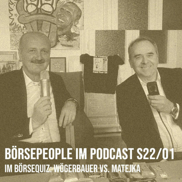 https://open.spotify.com/episode/5FWKLu6T4QNKjFi4X4elMF
Börsepeople im Podcast S22/01: Wolfgang Matejka vs. Alois Wögerbauer - <p>Auf einfachste Art und Weise spielerisch Wissen zur Wiener Börse erwerben! Ab sofort steht stets ein Quiz zur Wiener Börse am Beginn einer neuen Börsepeople-Season. Die beiden Mutigsten sind Wolfgang Matejka und Alois Wögerbauer, die sich auf meinen Aufruf hin zum Kandidaten-Sein bereit erklärt hatten. Die beiden Fondsmanager liefern sich ein spannendes Rennen und im Grunde geht es volle um Literacy dabei. Viel Spass beim Reinhören in die Geschichte(n) der Wiener Börse. Die Fragen kommen vom Podcasthost, verstärkt durch Christine Petzwinkler, Gunter Deuber und Richard Dobetsberger. <br>
<br>
Hans(wo)men Group Fresh Global Disruptive Einspieler: Leaders21<br>
- Leadership für eine Arbeitswelt im stetigen Wandel. Machen Sie Ihre Führungskräfte fit für die Zukunft – mit Leaders21, Ihrem „All-in-one“- Partner für erfolgreiche Entwicklung von 21st Century Leadership Skills. Jetzt kostenlose Strategie Session buchen unter leaders21.com!<br>
<br>
About: Die Serie Börsepeople des Podcasters Christian Drastil, der im Q4/24 in Frankfurt als Finfluencer & Finanznetworker #1 Austria ausgezeichnet wurde, findet im Rahmen von <a href=http://www.audio-cd.at target=_blank>http://www.audio-cd.at</a> und dem Podcast Audio-CD.at Indie Podcasts statt. Es handelt sich dabei um typische Personality- und Werdegang-Gespräche. Die Season 22 umfasst unter dem Motto „25 Börsepeople“ 25 Talks. Presenter der Season 22 ist die Hans(wo)men Group <a href=https://www.hanswomengroup.com target=_blank>https://www.hanswomengroup.com.</a> Welcher der meistgehörte Börsepeople Podcast ist, sieht man unter <a href=http://www.audio-cd.at/people target=_blank>http://www.audio-cd.at/people.</a> Der Zwischenstand des laufenden Rankings ist tagesaktuell um 12 Uhr aktualisiert.<br>
<br>
Bewertungen bei Apple (oder auch Spotify) machen mir Freude: <a href=http://www.audio-cd.at/spotify target=_blank>http://www.audio-cd.at/spotify</a> , <a href=http://www.audio-cd.at/apple target=_blank>http://www.audio-cd.at/apple</a> .</p> (17.11.2025) 