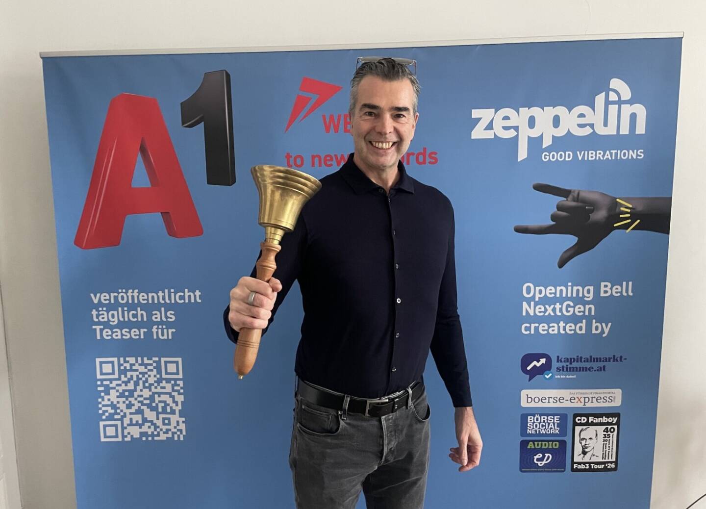 Heute der Chef von einem der Presenter pers&ouml;nlich: Michael Mitterhofer ist mit der Zeppelin Hotel Tech AG in dieser Woche in den Vienna MTF der Wiener B&ouml;rse gegangen. 
Michaels B&ouml;rsewort 2025: Listing