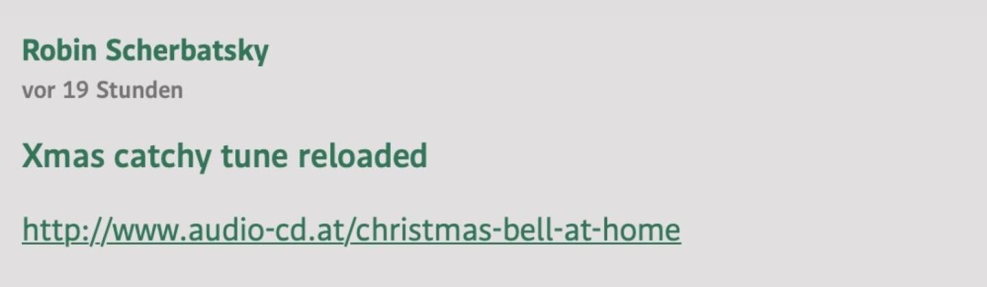 Christmas Bell At Home im Standard Forum bezogen auf http://www.audio-cd.at/christmas-bell-at-home