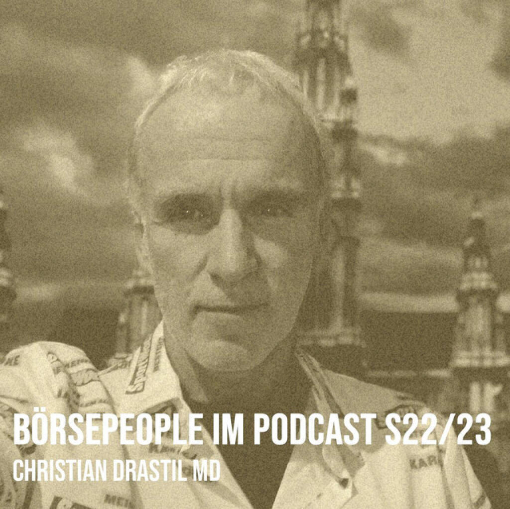 https://open.spotify.com/episode/2BlAO2F3VsdUBlQS7BblPD
Börsepeople im Podcast S22/23: Christian Drastil MD - <p>Mein 23. Gast in Season 22 bin zum 6. Mal in der Börsepeople-Serie ich selbst, diesmal mit dem Zusatz MD für Martina Draper, die mich für ihren Martina und Menschen-Podcast interviewt hat. <br>
<br>
Hier Martinas Teaser: Was es braucht, um als Unternehmer erfolgreich zu sein: Wie Christian Drastil 21 Podcastfolgen pro Woche produziert. Was echte Positionierung bedeutet. Warum Authentizität ein Businessfaktor ist, Die Rolle von Connections und Networking. Mut, Klarheit und strategisches Entscheiden. Warum Cross-Over-Denken Unternehmer erfolgreicher macht. Durchhaltevermögen als unterschätzter Erfolgshebel.<br>
<br>
- Podcast Martina und Menschen: <a href=https://open.spotify.com/show/7eu2abecY2KOYPlkntDY5q target=_blank>https://open.spotify.com/show/7eu2abecY2KOYPlkntDY5q</a><br>
- Martina Draper Börsepeople: <a href=https://audio-cd.at/page/podcast/8185/ target=_blank>https://audio-cd.at/page/podcast/8185/</a><br>
<br>
- Christian Drastil (Fragen Elisabeth Oberndorfer) Börsepeople: <a href=https://audio-cd.at/page/podcast/3714/ target=_blank>https://audio-cd.at/page/podcast/3714/</a><br>
- Christian Drastil (Fragen Ralf-Wolfgang Lothert) Börsepeople: <a href=https://audio-cd.at/page/podcast/5146/ target=_blank>https://audio-cd.at/page/podcast/5146/</a><br>
- Christian Drastil (Fragen Gerhard Popp) Börsepeople: <a href=https://audio-cd.at/page/podcast/5400 target=_blank>https://audio-cd.at/page/podcast/5400</a><br>
- Christian Drastil (Fragen Johannes Pracher) Börsepeople: <a href=https://audio-cd.at/page/podcast/5951 target=_blank>https://audio-cd.at/page/podcast/5951</a><br>
- Christian Drastil x Zsolt Janos: <a href=https://audio-cd.at/page/podcast/6704/ target=_blank>https://audio-cd.at/page/podcast/6704/</a><br>
<br>
About: Die Serie Börsepeople des Podcasters Christian Drastil, der im Q4/24 in Frankfurt als Finfluencer & Finanznetworker #1 Austria ausgezeichnet wurde, findet im Rahmen von <a href=http://www.audio-cd.at target=_blank>http://www.audio-cd.at</a> und dem Podcast Audio-CD.at Indie Podcasts statt. Es handelt sich dabei um typische Personality- und Werdegang-Gespräche. Die Season 22 umfasst unter dem Motto „25 Börsepeople“ 25 Talks. Presenter der Season 22 ist die Hans(wo)men Group <a href=https://www.hanswomengroup.com target=_blank>https://www.hanswomengroup.com.</a> Welcher der meistgehörte Börsepeople Podcast ist, sieht man unter <a href=http://www.audio-cd.at/people target=_blank>http://www.audio-cd.at/people.</a> Der Zwischenstand des laufenden Rankings ist tagesaktuell um 12 Uhr aktualisiert.<br>
<br>
Bewertungen bei Apple (oder auch Spotify) machen mir Freude: <a href=http://www.audio-cd.at/spotify target=_blank>http://www.audio-cd.at/spotify</a> , <a href=http://www.audio-cd.at/apple target=_blank>http://www.audio-cd.at/apple</a> .<br>
</p> (07.01.2026) 
