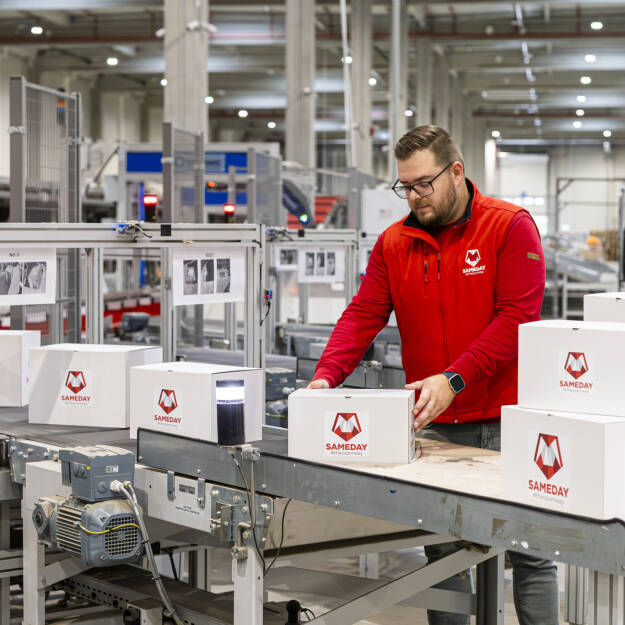 Die Österreichische Post AG übernimmt 100 Prozent des ungarischen Paketdienstleisters Delivery Solutions Zrt., der unter der Marke SAMEDAY Hungary bekannt ist. Foto: Sameday Hungary, &copy; Aussendung (12.01.2026) 