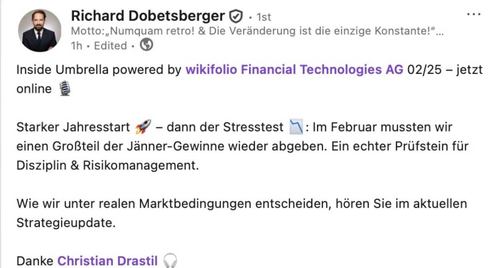 bezogen auf https://audio-cd.at/page/playlist/9824 Inside Umbrella (16.02.2026) 