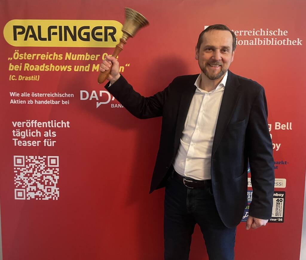 Peter Thier läutet die Opening Bell für Mittwoch. Der Kommunikations-Chef der ÖBB lieferte heute in der Börsepeople Serie Teil 1 einer zweiteiligen Deadline (11.03.2026) 