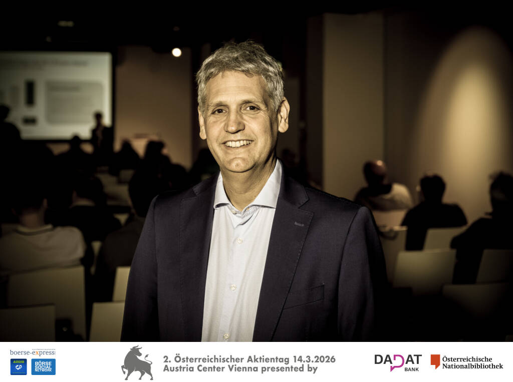 Michael Trcka, CFO WEB Windenergie, Bild: Martina Draper für kapitalmarkt-stimme.at (16.03.2026) 