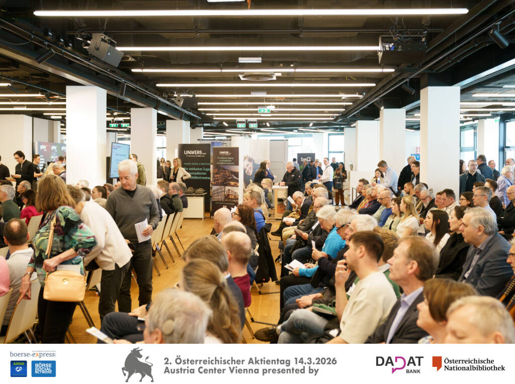 Börsentag Wien mit 2. Österreichischen Aktientag von Börse Express und Börse Social, Bild: Martina Draper für kapitalmarkt-stimme.at  (16.03.2026) 